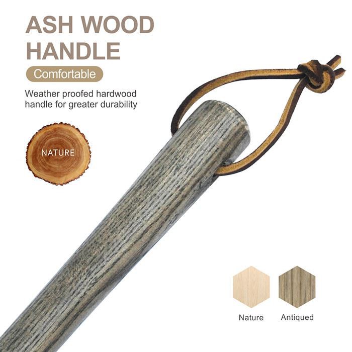 Long handled garden trowel handle