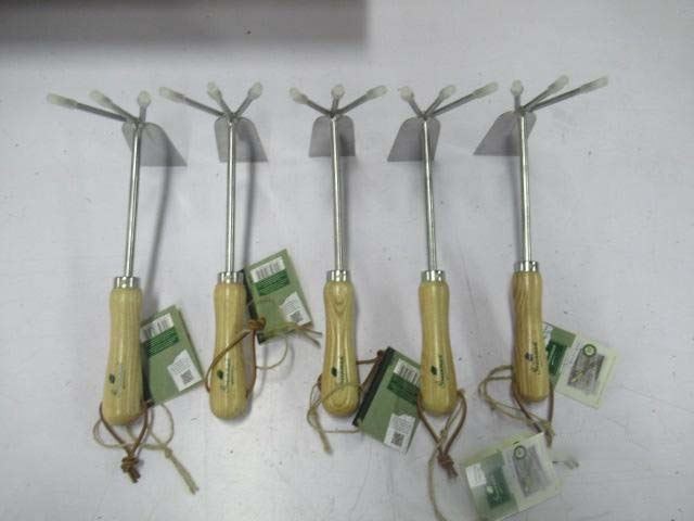 Stainless steel garden hand fork