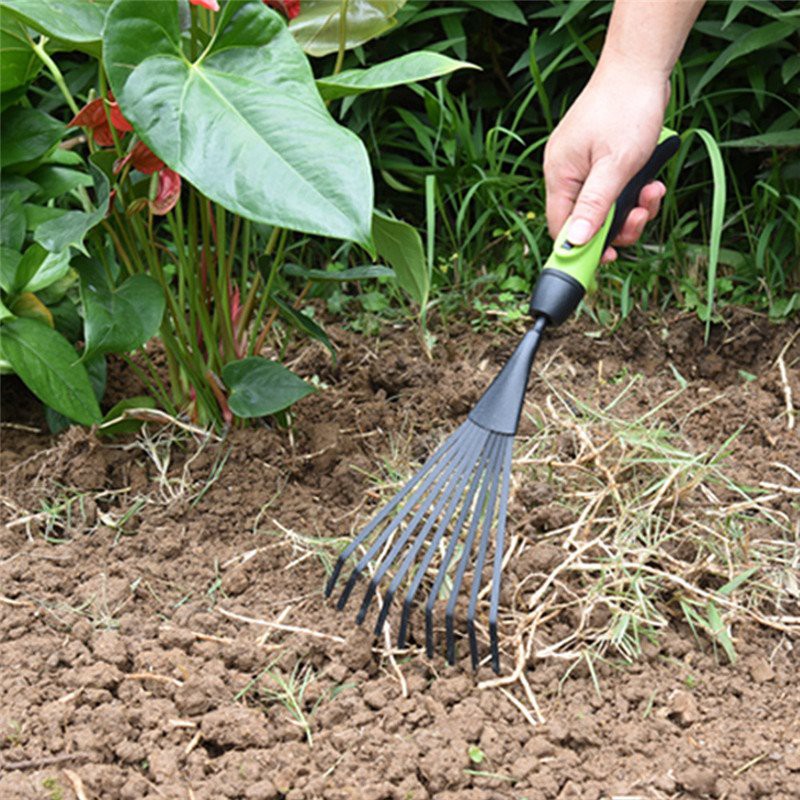 small hand shrub rake