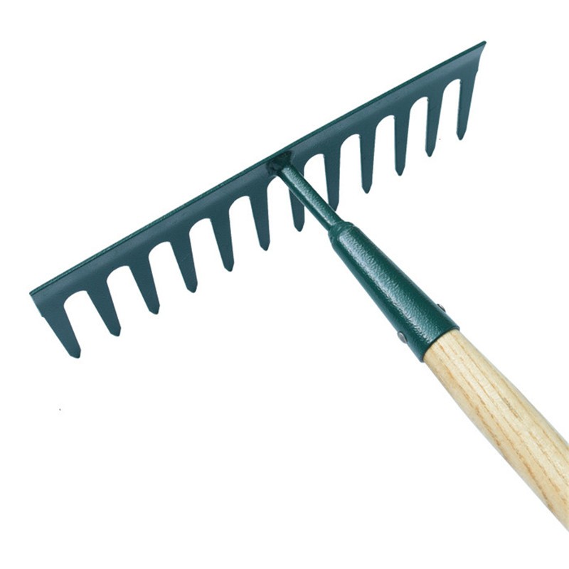 wooden garden rake 12 teeth blade wooden garden rake 12 teeth blade
